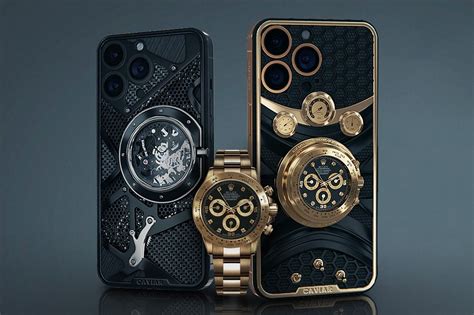 caviar iphone 15 pro max rolex daytona|Caviar Creates An IPhone With A Built.